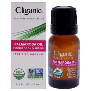 Organic Palmarosa by Cliganic for Unisex - 0.33 oz Oil